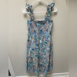 J. Crew Floral Spring Midi Dress
